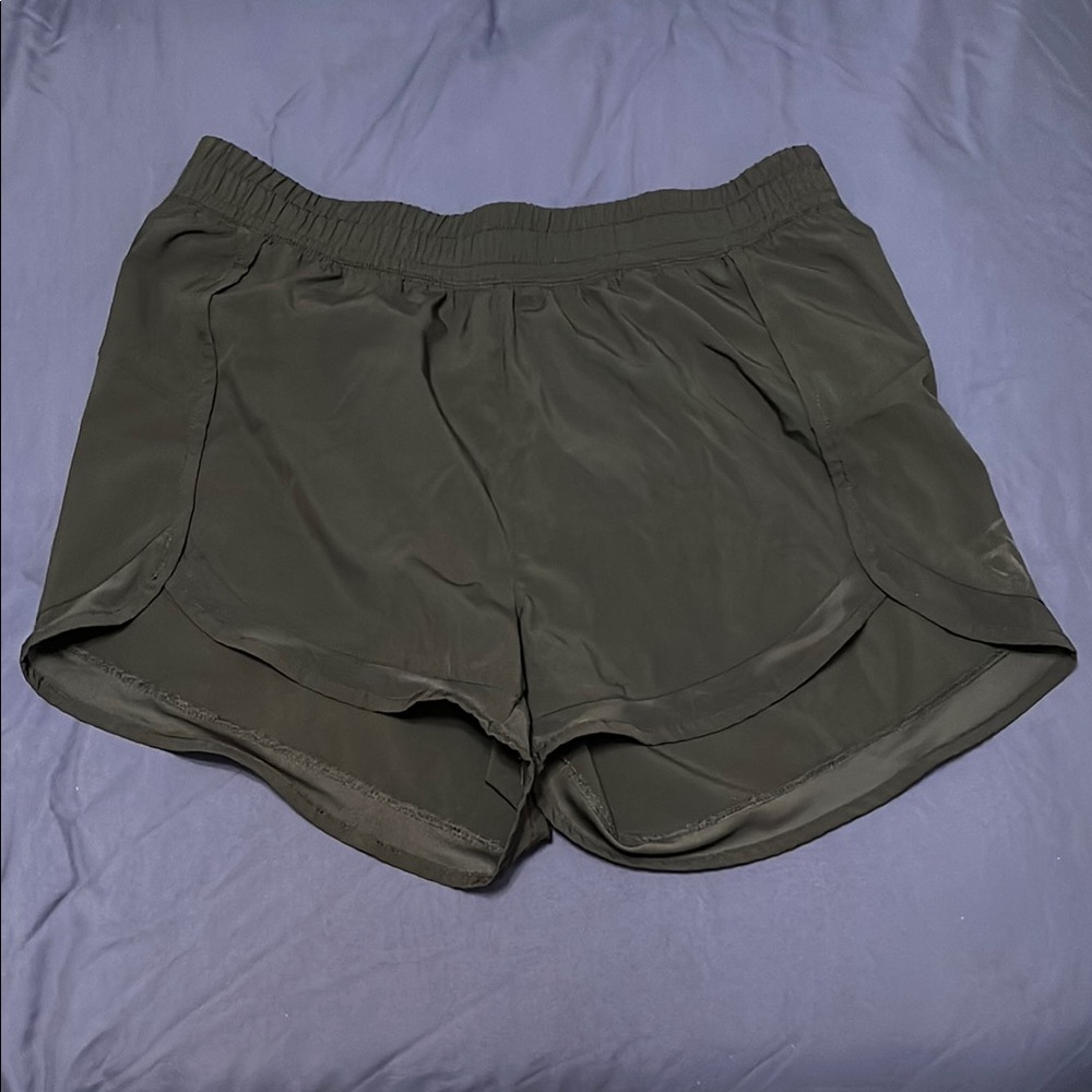 GAIAM Black Athletic Shorts Lightweight Moisture-Wicking